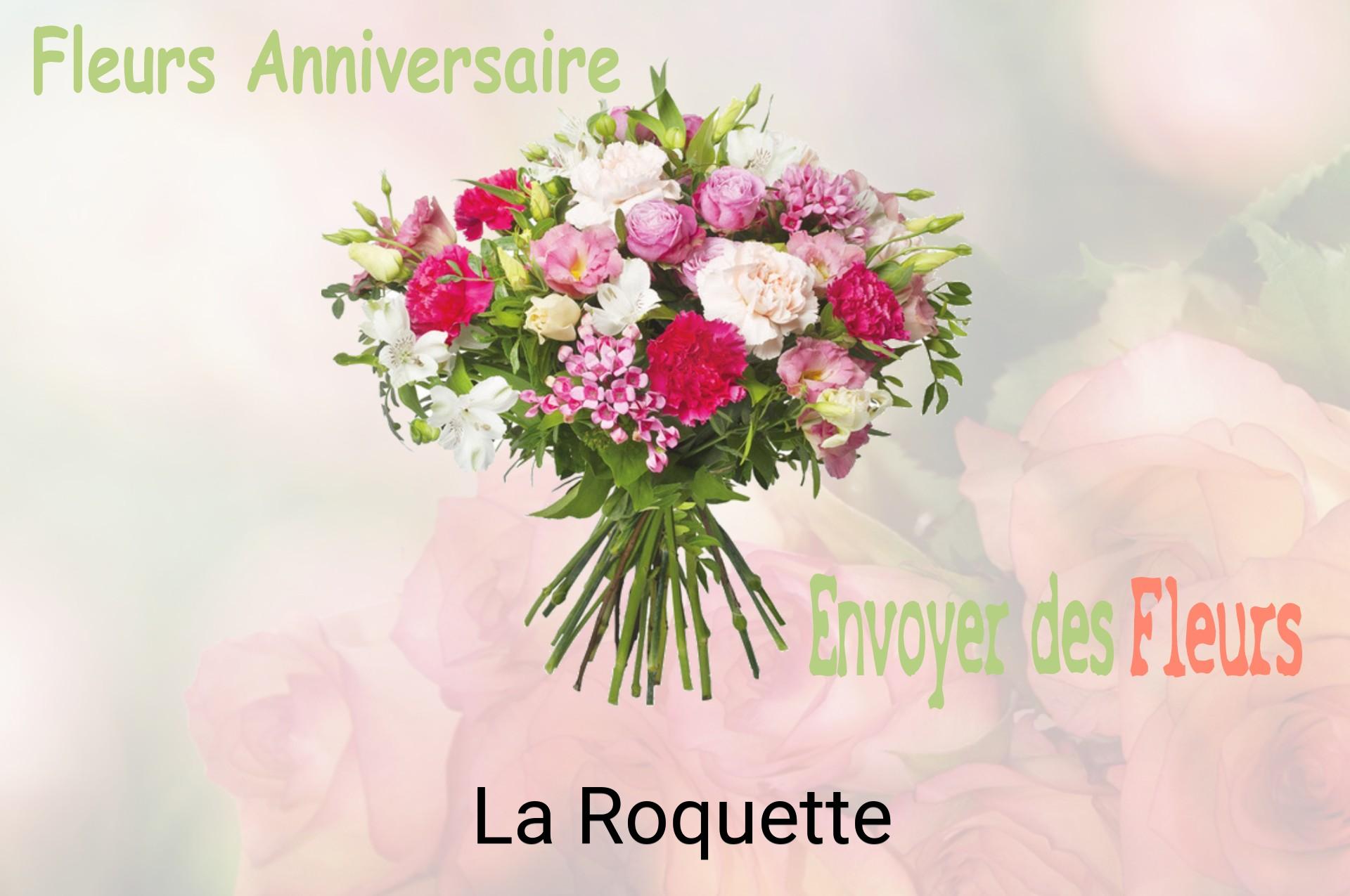 Bouquet de fleurs d’anniversaire livré à La Roquette