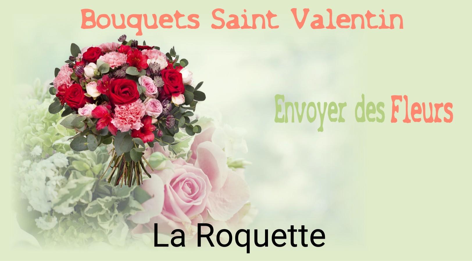Roses de Saint-Valentin livrées à La Roquette